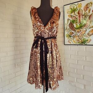 NWT Free People Siren Sequin Mini Dress.  Tribeca size 10